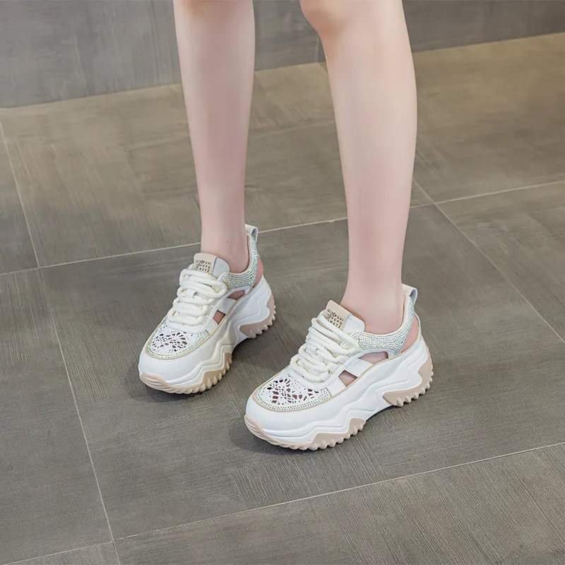 NRDROFFICIAL Cushioning Abrasion Resistant Lightweight Breathable Slip Resistant Low Top Casual Shoes Women's-6