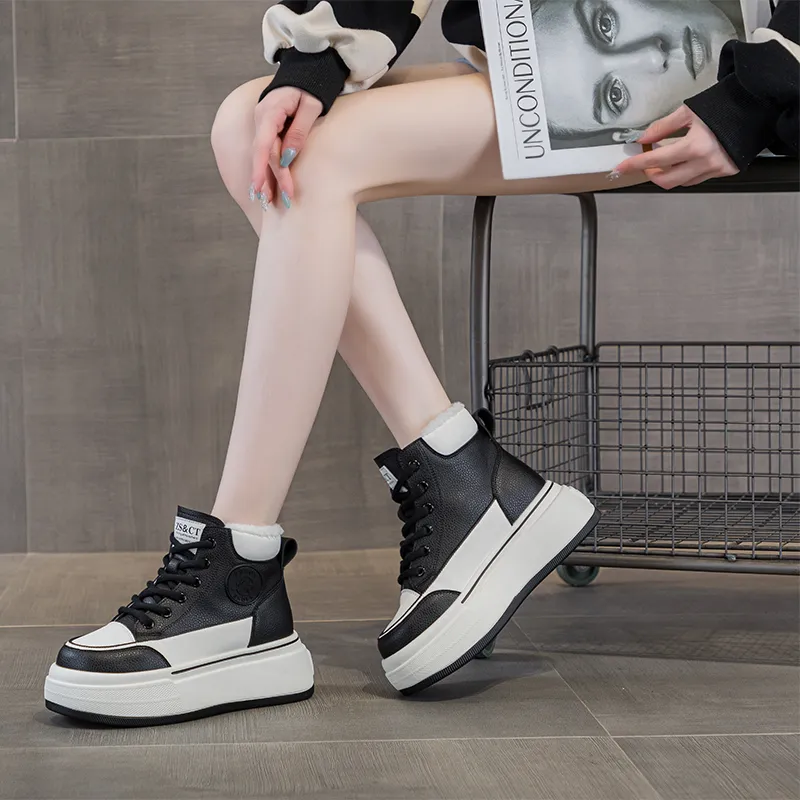 NRDROFFICIAL Chunky Sneakers Women's High Top-14