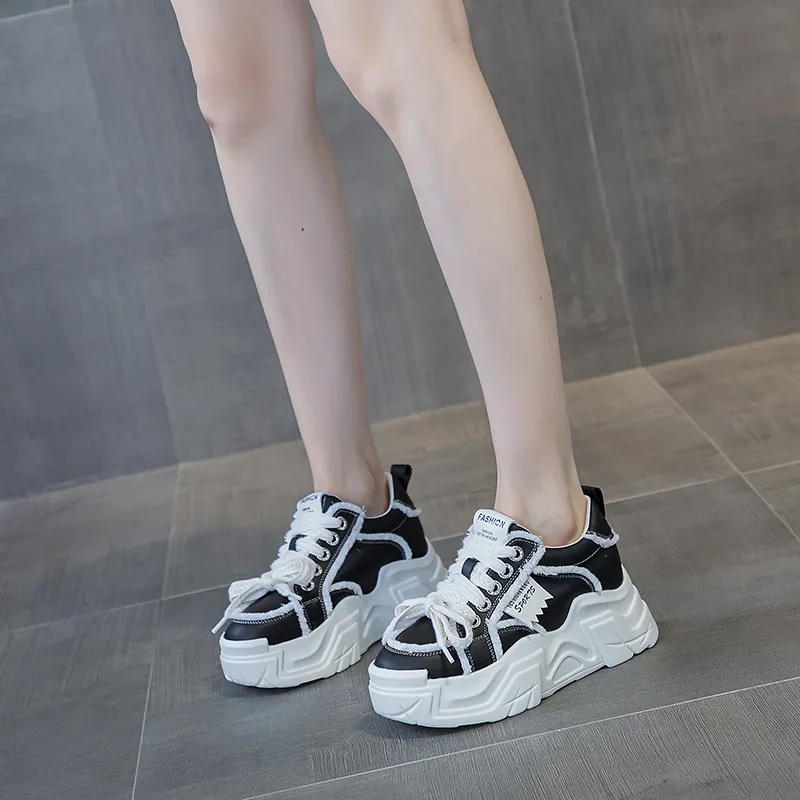 NRDROFFICIAL Cushioning Balance Wear-Resistant Lightweight Slip-Resistant Low-Top Chunky Sneakers Women's-1