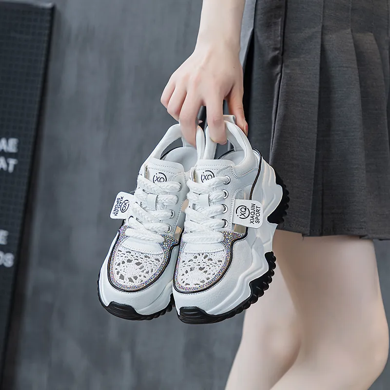 NRDROFFICIAL Low-Top Chunky Sneakers Women's-4