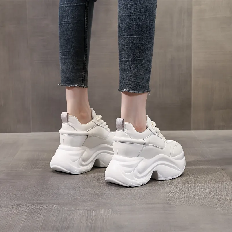 NRDROFFICIAL Warm Cushioning Wear-Resistant Lightweight Breathable Slip-Resistant Low-Top Chunky Sneakers Women's-13