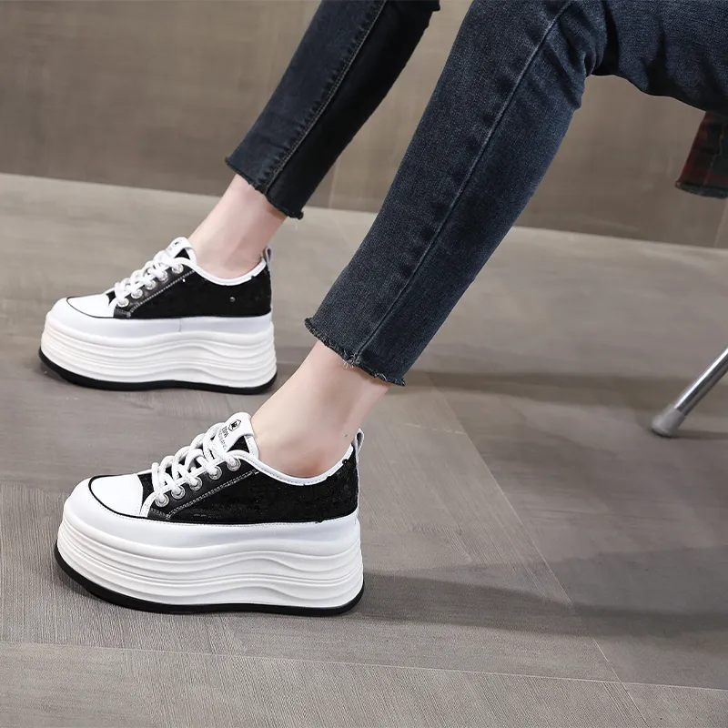 NRDROFFICIAL Slip Resistant Cushioning Abrasion Resistant Low Top Skateboard Shoes Women's-3
