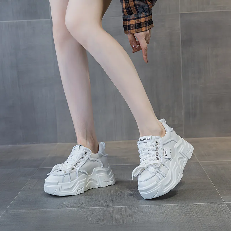 NRDROFFICIAL Cushioning Balance Wear-Resistant Lightweight Slip-Resistant Low-Top Chunky Sneakers Women's-20