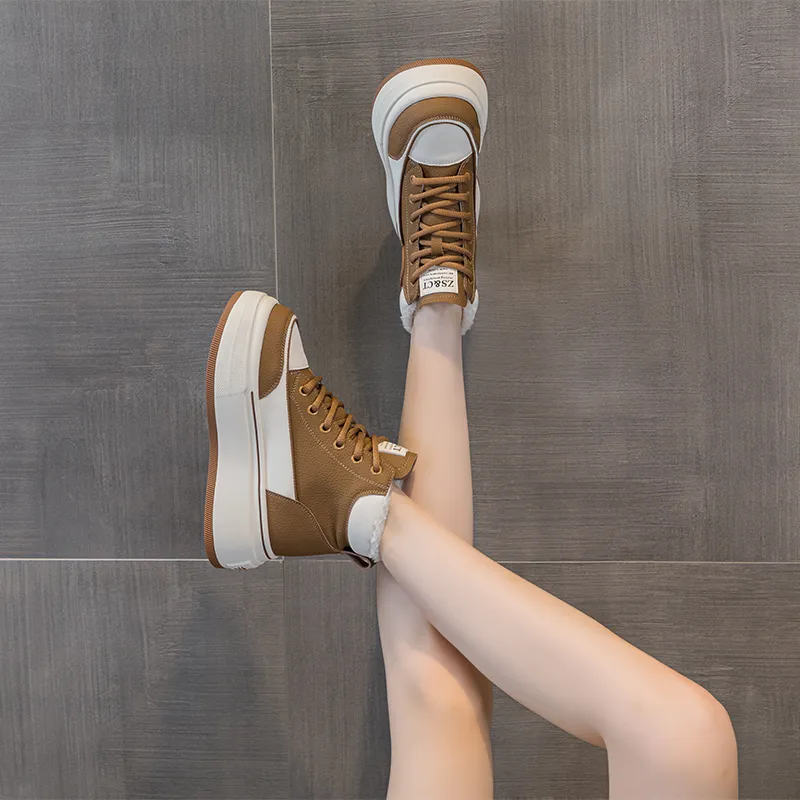 NRDROFFICIAL Chunky Sneakers Women's High Top-21