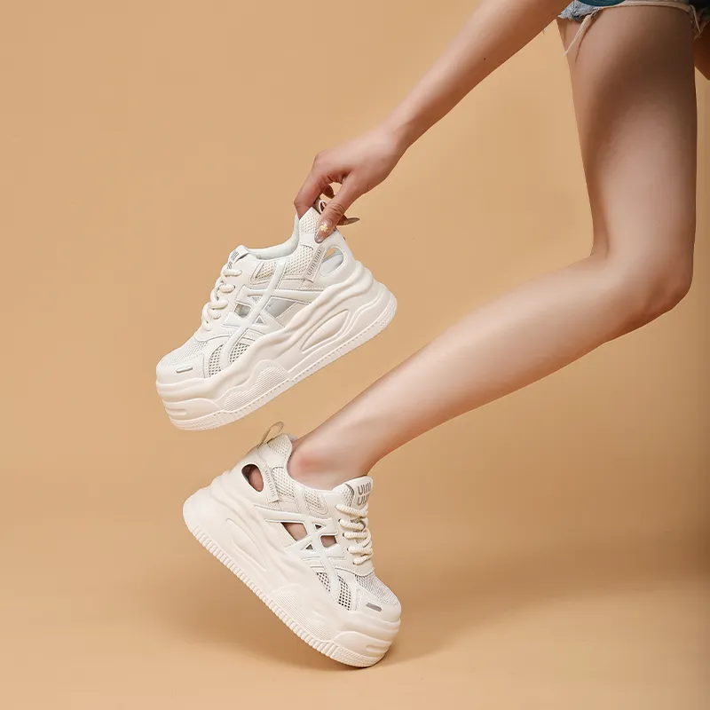 NRDROFFICIAL Cushioning Abrasion Resistant Lightweight Breathable Slip Resistant Low Top Skateboard Shoes Women's-1