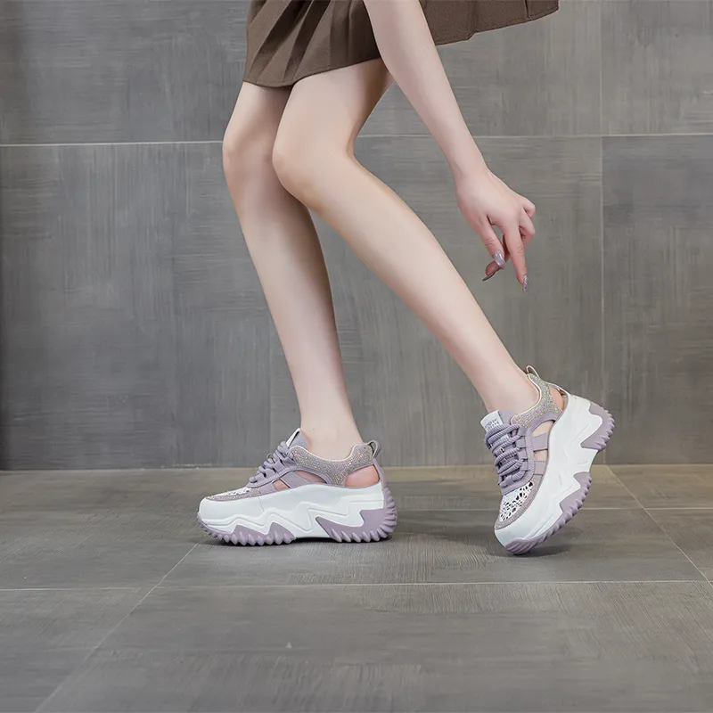 NRDROFFICIAL Cushioning Abrasion Resistant Lightweight Breathable Slip Resistant Low Top Casual Shoes Women's-2
