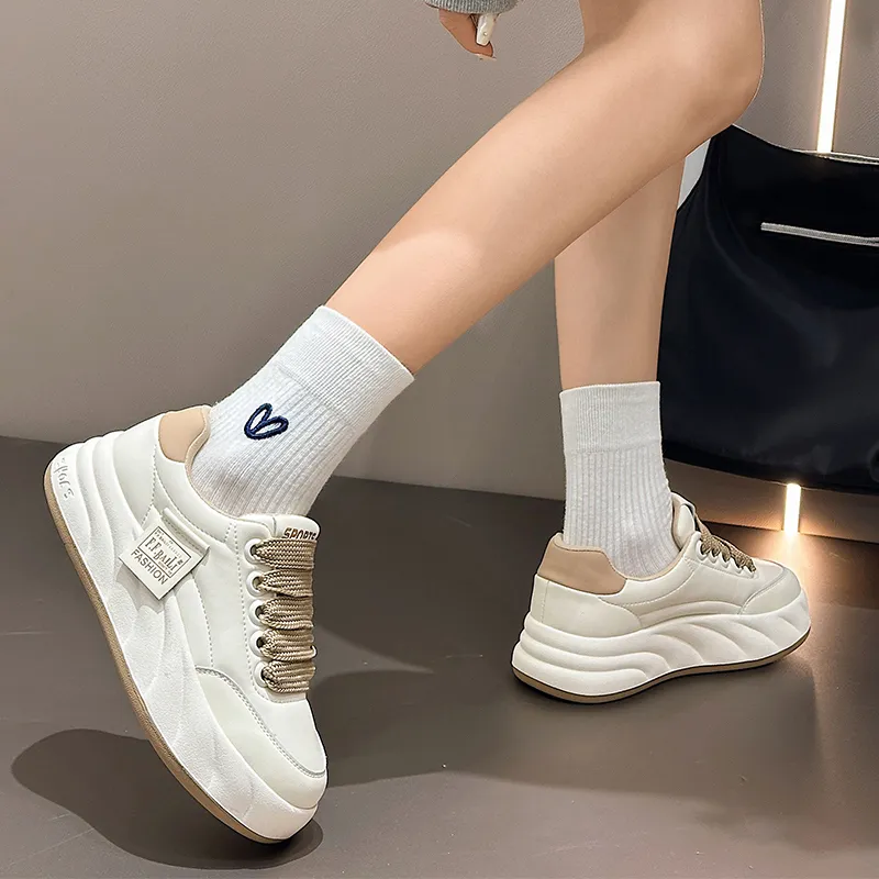 NRDROFFICIAL Cushioned Wear-Resistant Lightweight Water-Resistant Slip-Resistant Low-Top Skateboard Shoes Women's-12