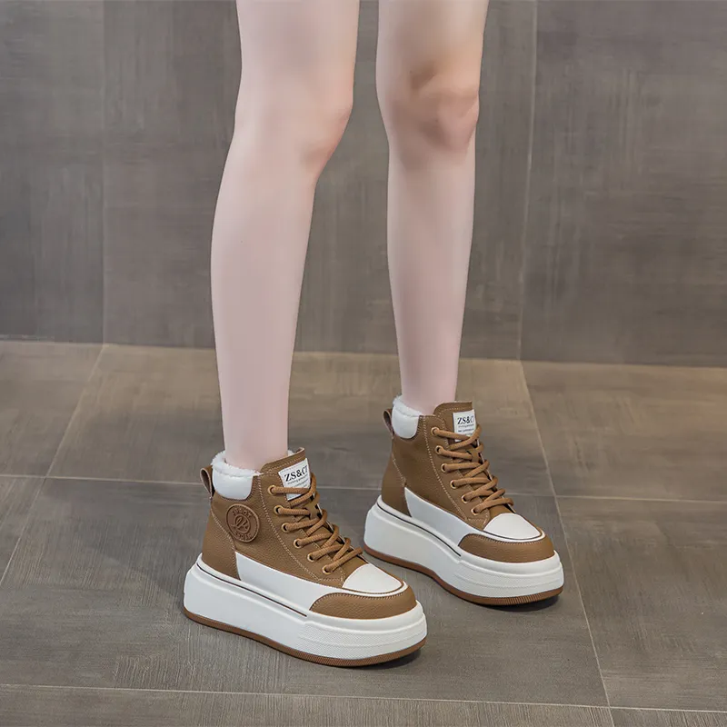 NRDROFFICIAL Chunky Sneakers Women's High Top-19