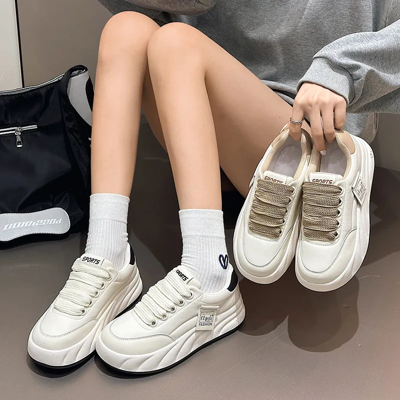 NRDROFFICIAL Cushioned Wear-Resistant Lightweight Water-Resistant Slip-Resistant Low-Top Skateboard Shoes Women's-2