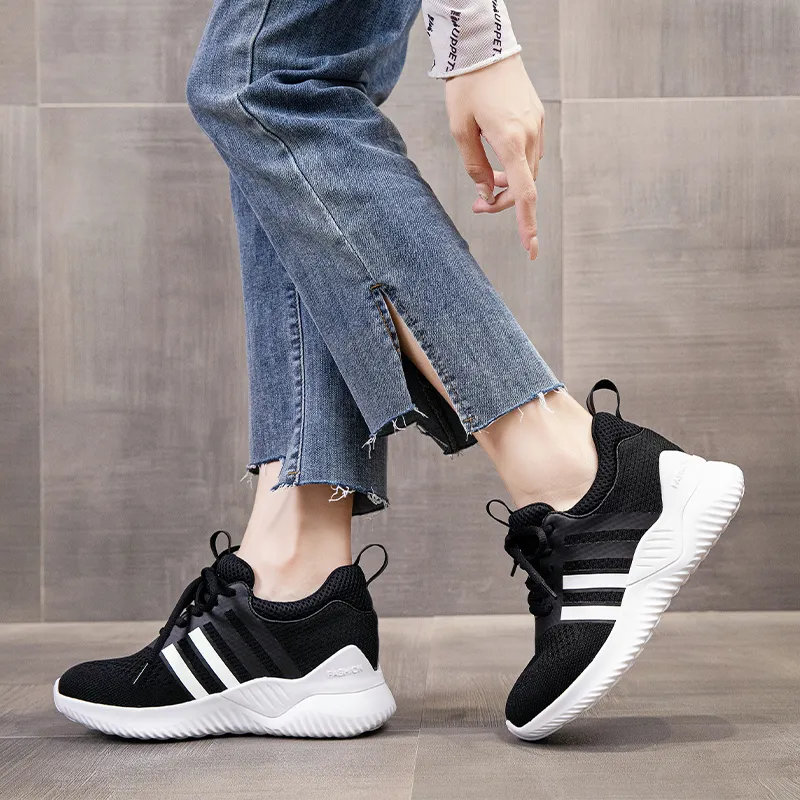 NRDROFFICIAL Durable Breathable Lightweight Low Top Chunky Sneakers 7cm Women's-5