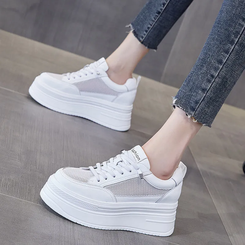 NRDROFFICIAL Cushioning Balance Wear-Resistant Lightweight Slip-Resistant Low-Top Skateboard Shoes Women's White-4
