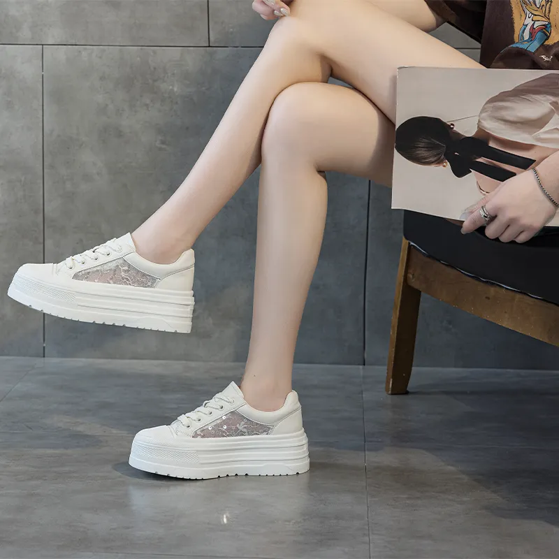 NRDROFFICIAL Slip Resistant, Abrasion Resistant, Breathable Low Top Skateboard Shoes Women's-4