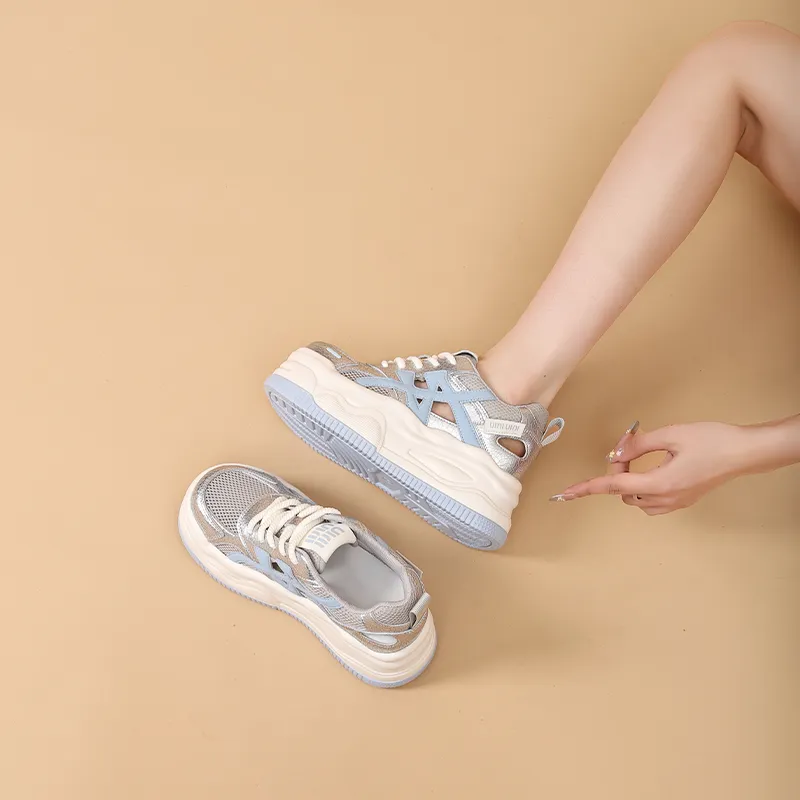 NRDROFFICIAL Cushioning Abrasion Resistant Lightweight Breathable Slip Resistant Low Top Skateboard Shoes Women's-7