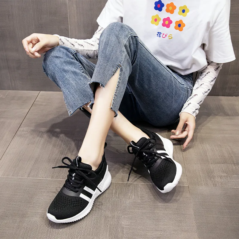 NRDROFFICIAL Durable Breathable Lightweight Low Top Chunky Sneakers 7cm Women's-4