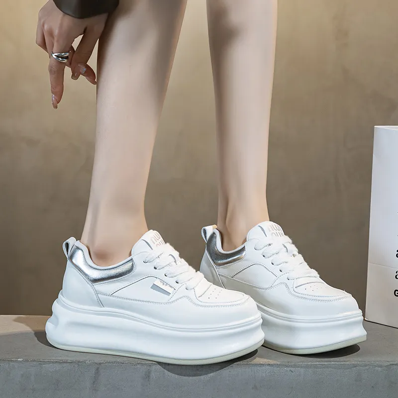 NRDROFFICIAL Height Increasing Lightweight Water-Resistant Slip-Resistant Low-Top Casual Shoes Women's-2