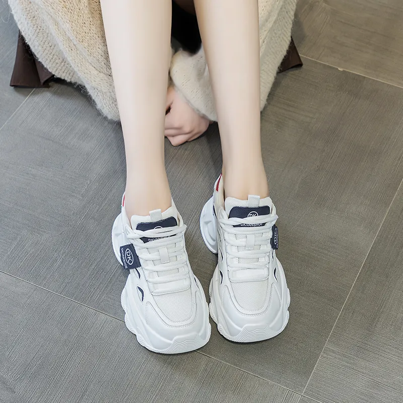 NRDROFFICIAL Anti-Slip And Wear-Resistant Lightweight Low-Top Chunky Sneakers Women's-5