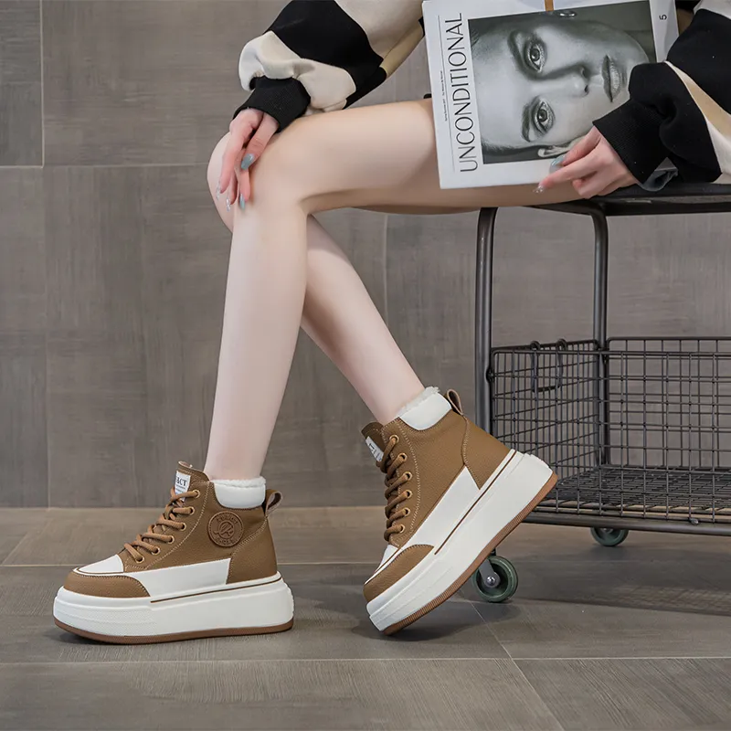 NRDROFFICIAL Chunky Sneakers Women's High Top-23