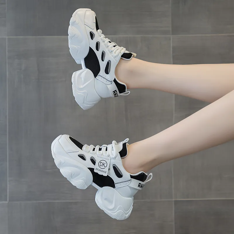 NRDROFFICIAL Anti-Slip And Wear-Resistant Lightweight Low-Top Chunky Sneakers Women's-12