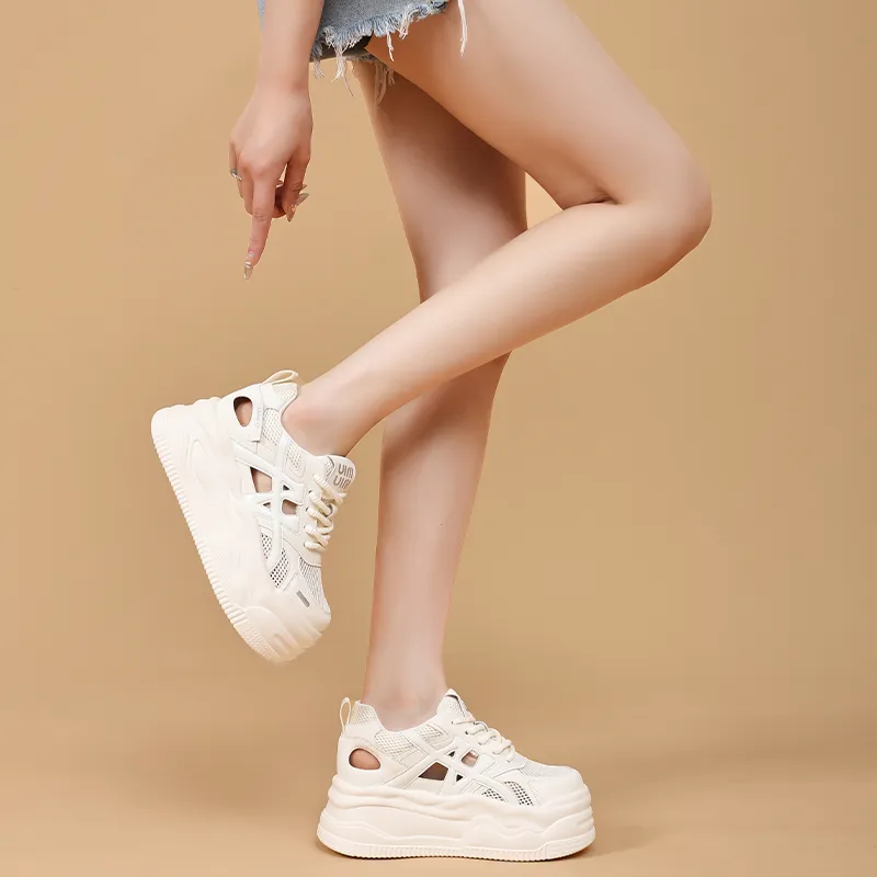 NRDROFFICIAL Cushioning Abrasion Resistant Lightweight Breathable Slip Resistant Low Top Skateboard Shoes Women's-5