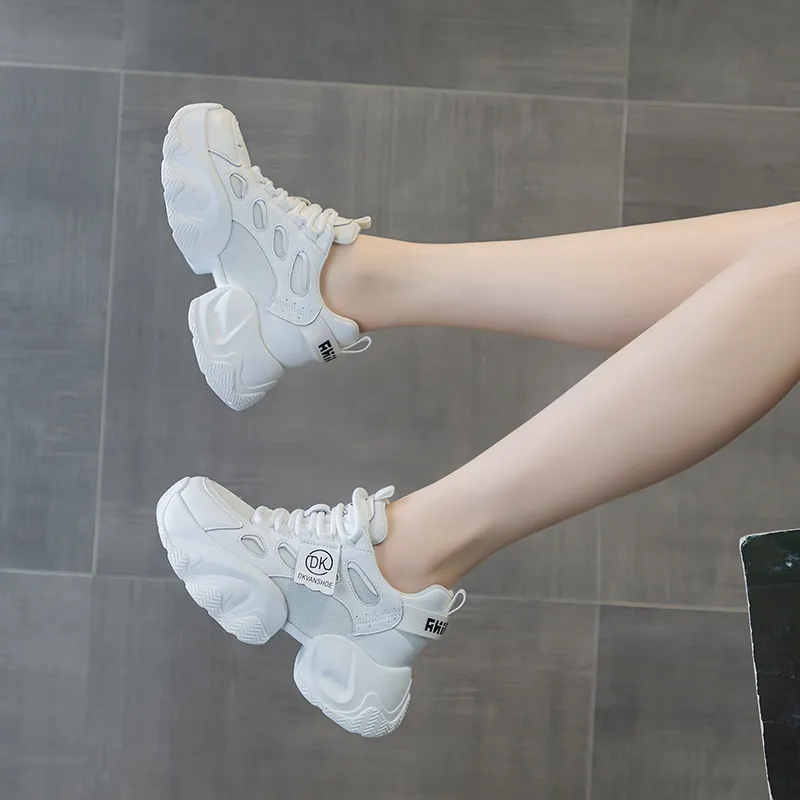 NRDROFFICIAL Anti-Slip And Wear-Resistant Lightweight Low-Top Chunky Sneakers Women's-16