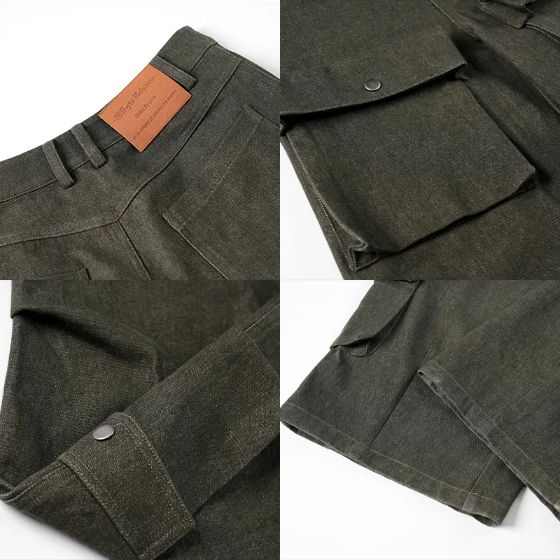 HYTE MOLY Jeans Women's Olive Green-4
