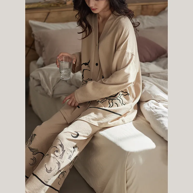 Dream Heart Pajama Set Women's Image Color-1