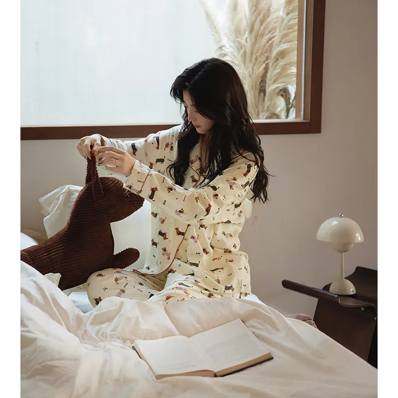Dream Heart Pajama Set Women's Image Color-1