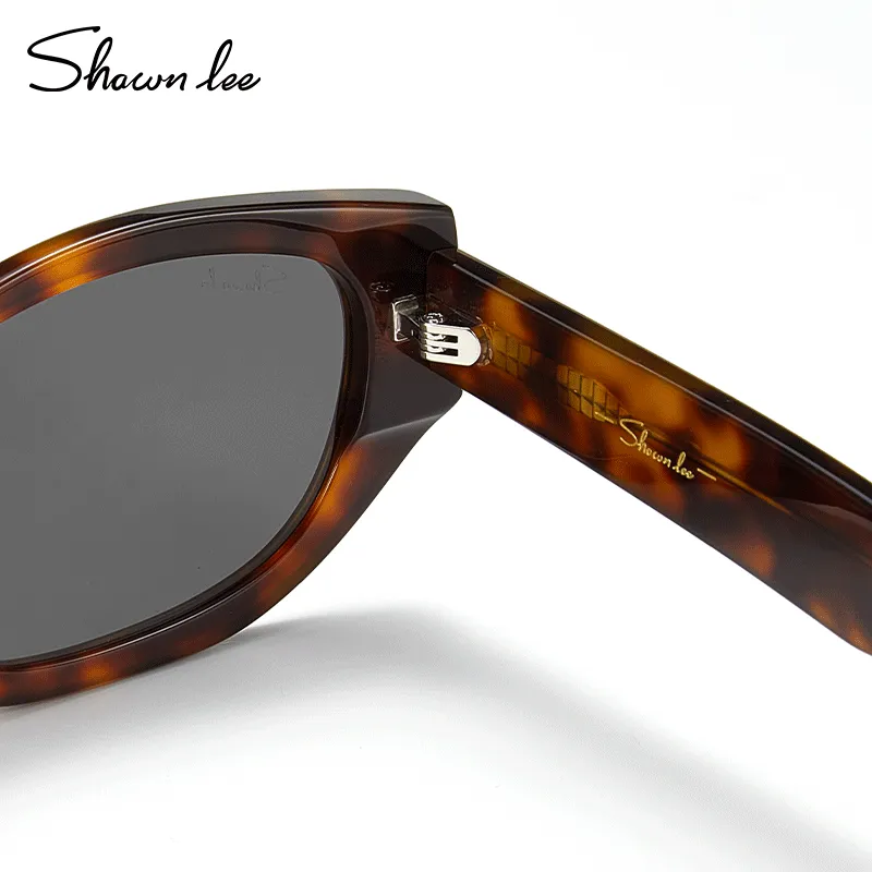 SHAWN LEE Plate Frame Cat Eye Sunglasses Unisex-4