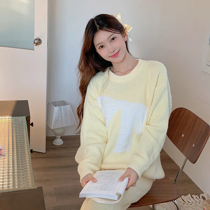 Maultiay Pajama Set Women's Yellow-2