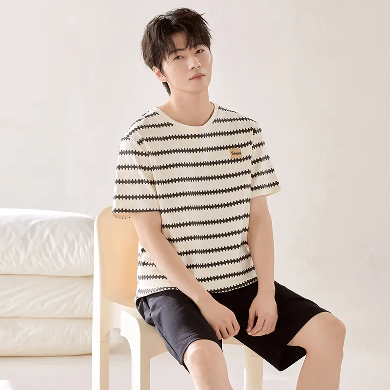 Maultiay Pajama Set Summer Men's-7