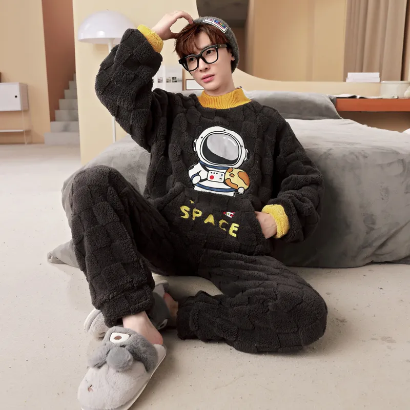 Maultiay Pajama Set Men's Black-5