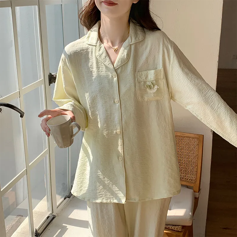 Maultiay Pajama Set Women's Fruit Green-2