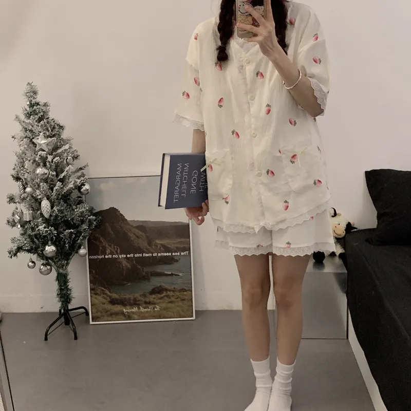 Maultiay Pajama Set Women's White-4