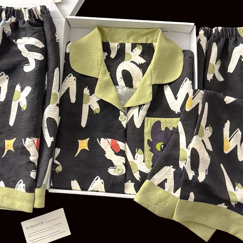 Maultiay Pajama Set Unisex Image Color-5