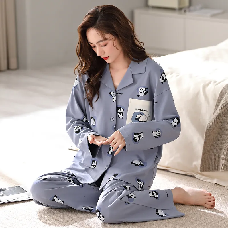 Maultiay Pajama Set Women's Blue-6