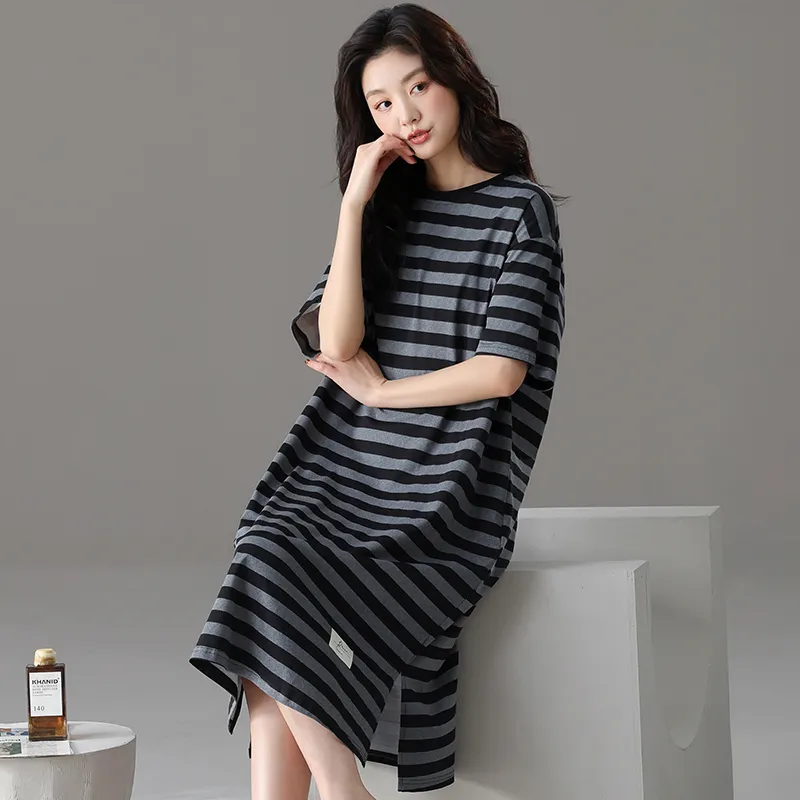 Maultiay Nightgown Women's Dark Gray-5