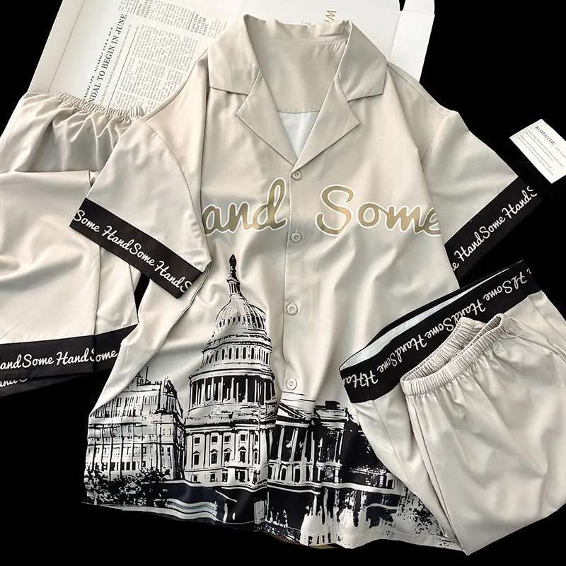 Maultiay Pajama Set Men's Gift Box Set-5
