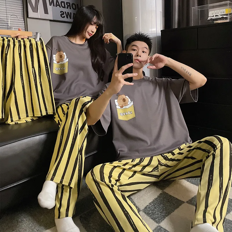 Maultiay Pajama Set Unisex Image Color-2