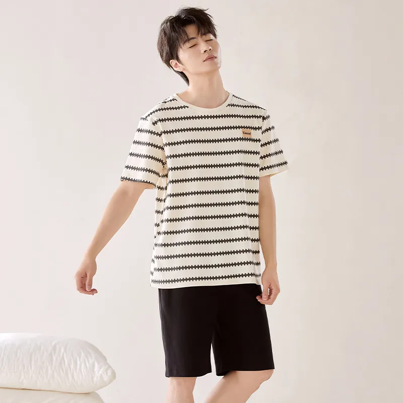 Maultiay Pajama Set Summer Men's-3