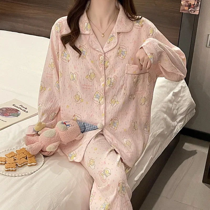 Maultiay Pajama Set Women's Pink-2