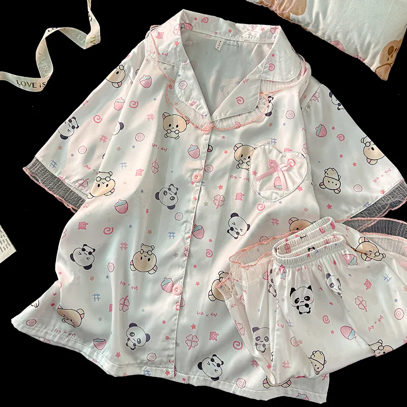Maultiay Pajama Set Summer Women's-2