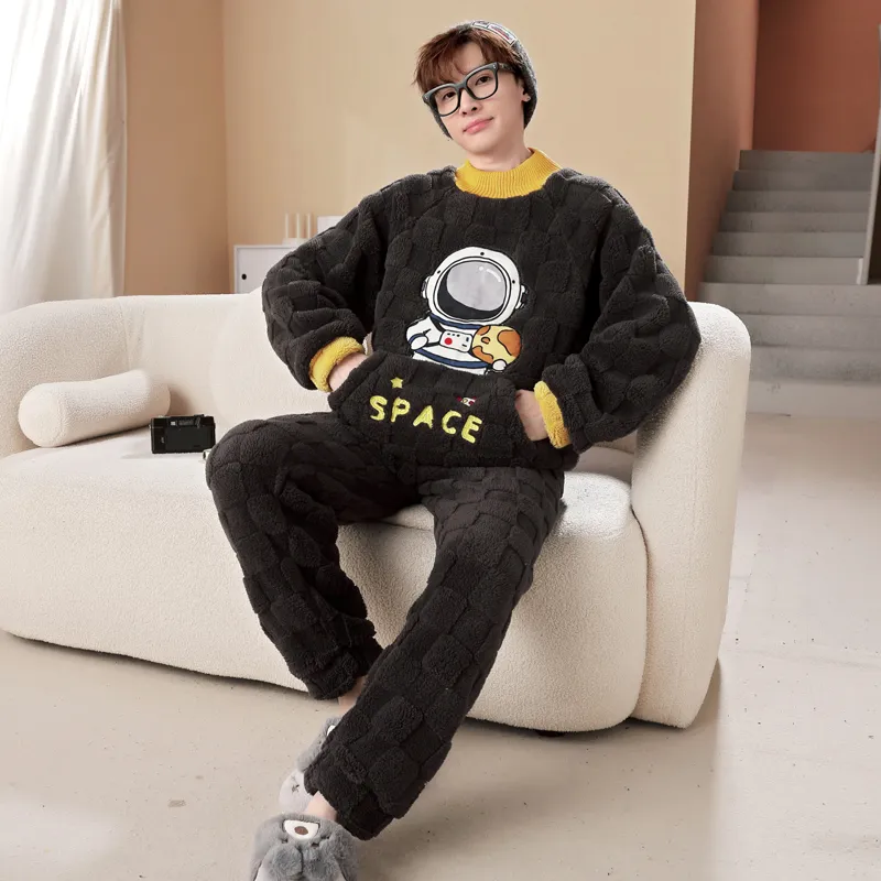 Maultiay Pajama Set Men's Black-1