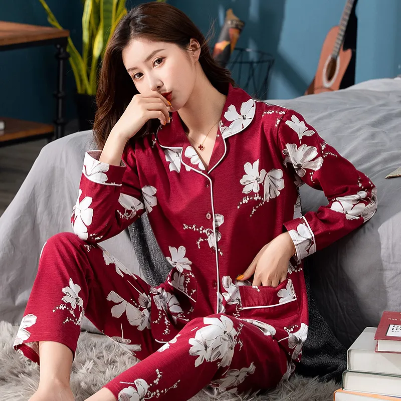 Maultiay Pajama Set Women's Red-5