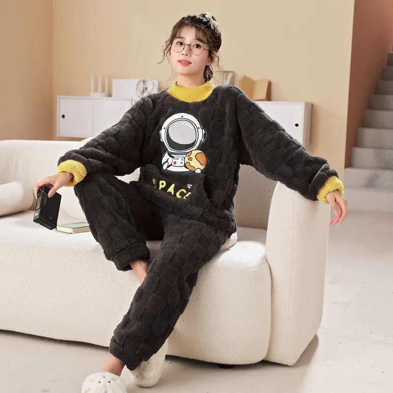 Maultiay Pajama Set Women's Black-4