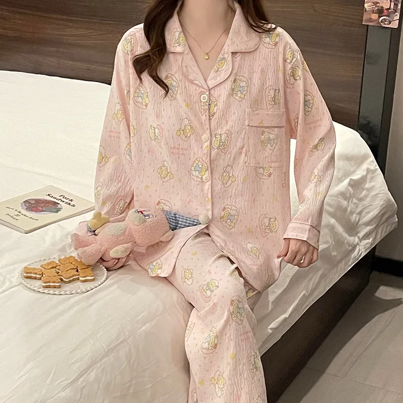 Maultiay Pajama Set Women's Pink-3