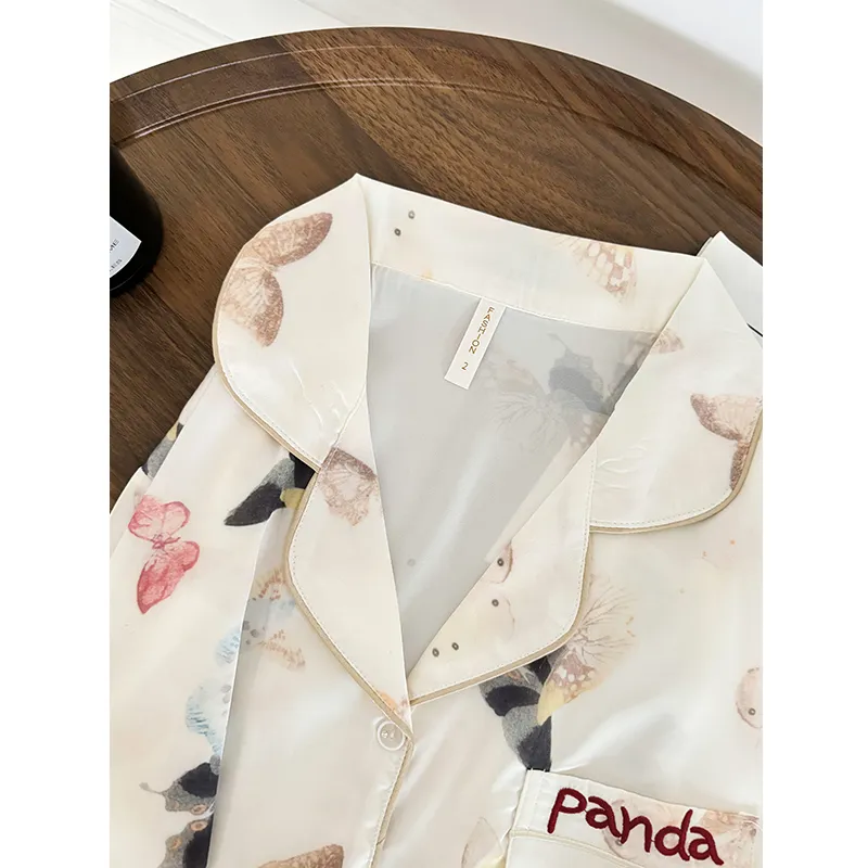 Maultiay Pajama Set Women's Apricot-3