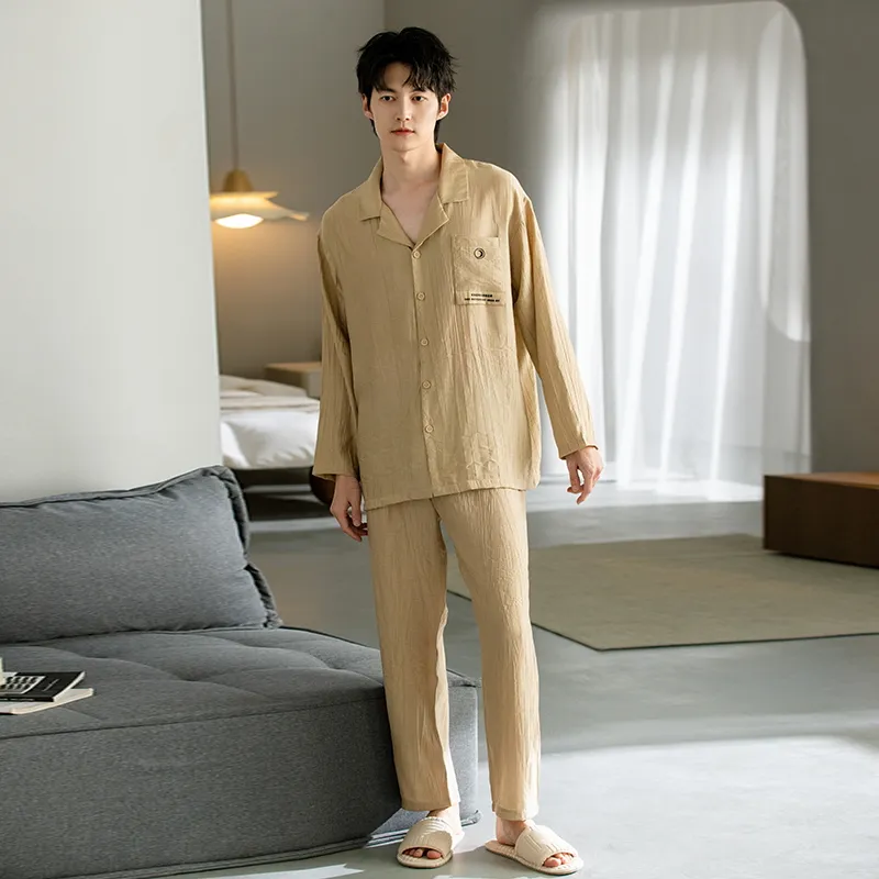 Maultiay Pajama Set Men's Khaki-2