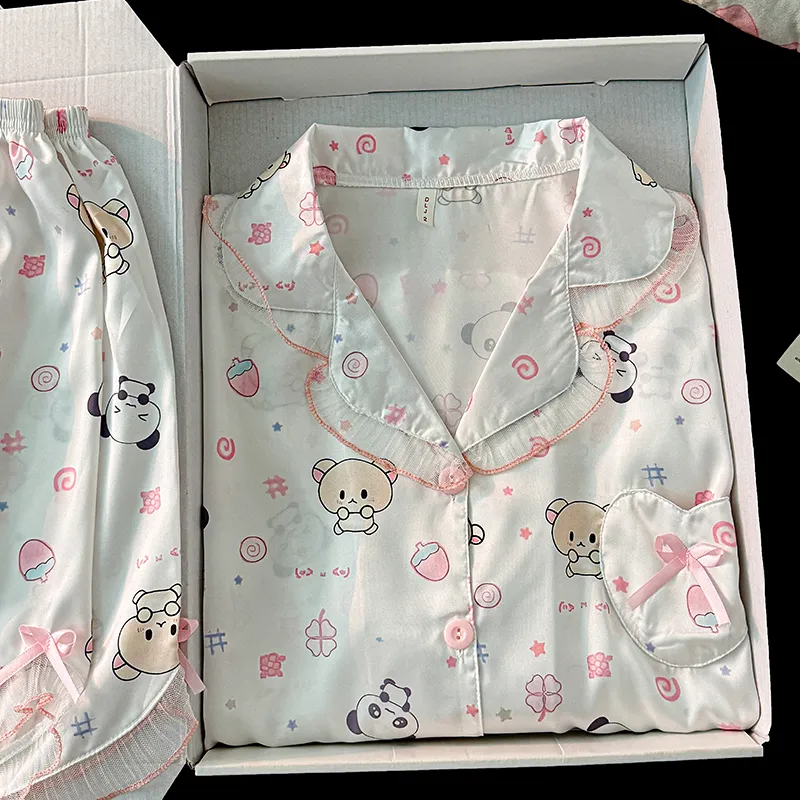 Maultiay Pajama Set Summer Women's-3