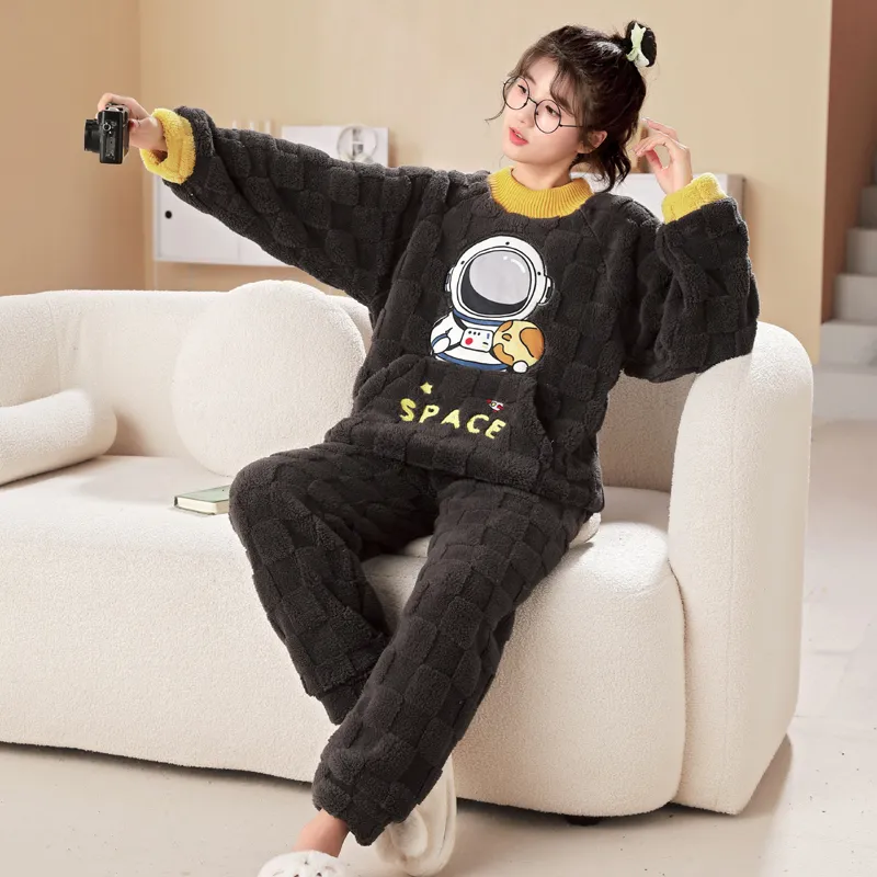 Maultiay Pajama Set Women's Black-3