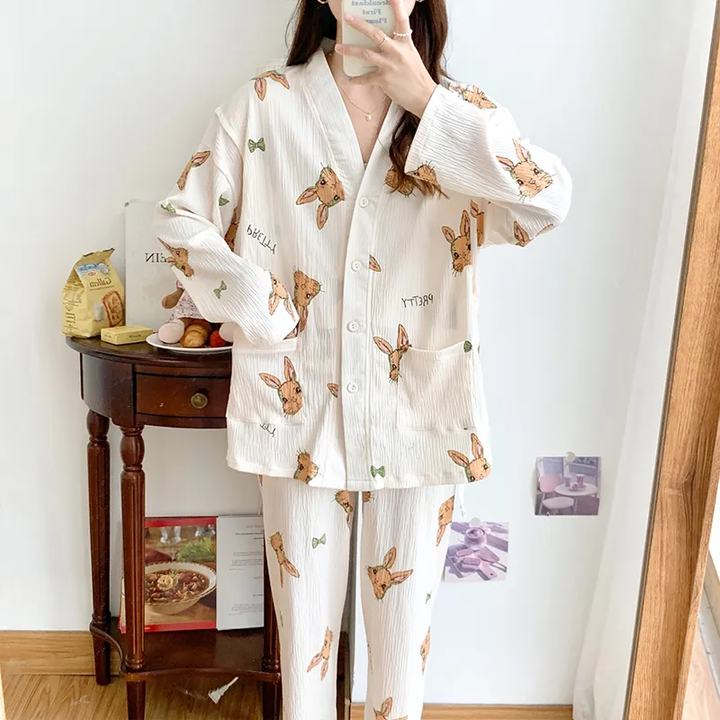 Maultiay Pajama Set Summer Women's-4